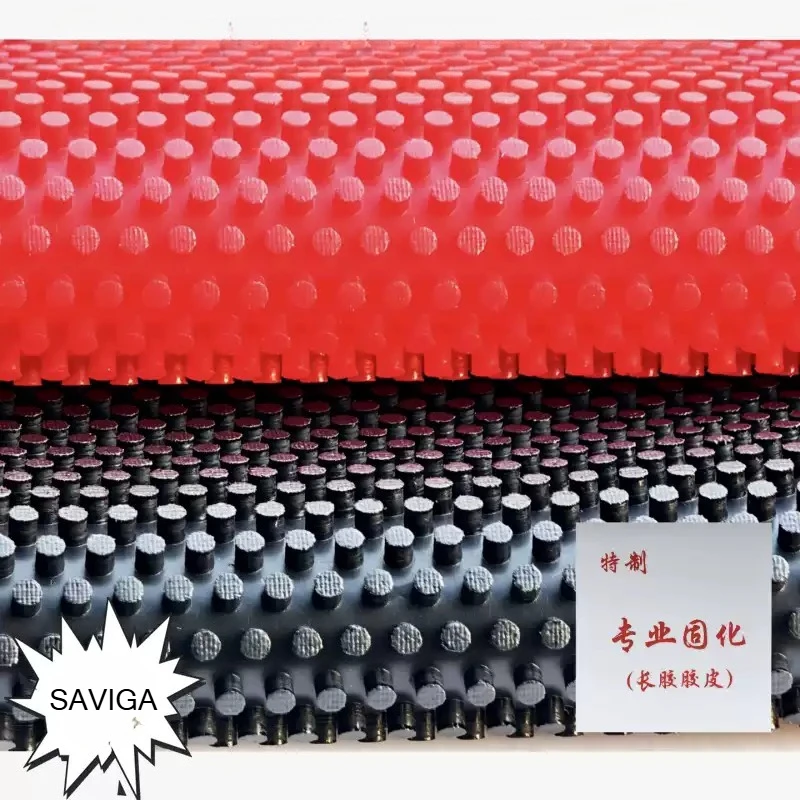 Table Tennis Medium Long Pips Single Rubber Anti-Arc Pips Rubber High Pimples Cloth Base Ping Pong Rubber for Strange Spin Play