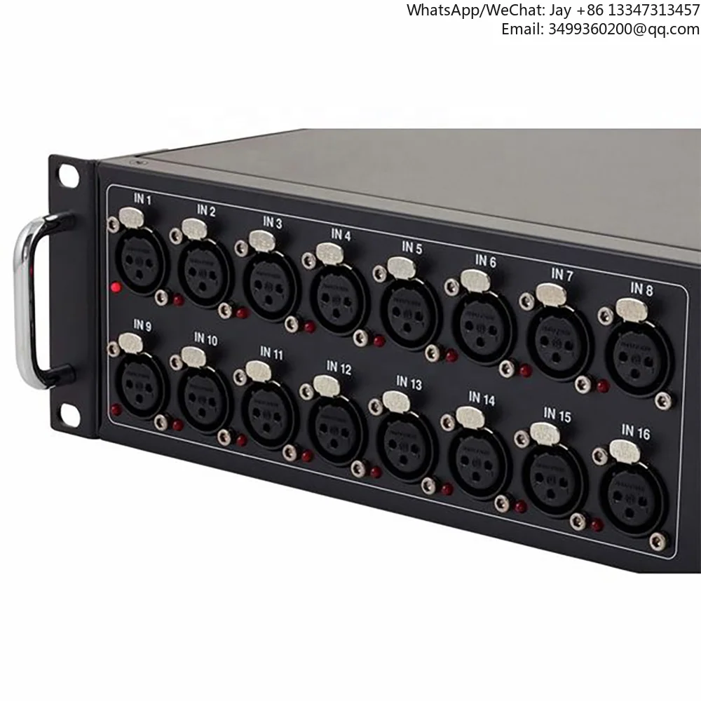 

DL16 Stagebox 16 входов и 8 выходов используется с цифровой консолью PA System Аудиооборудование