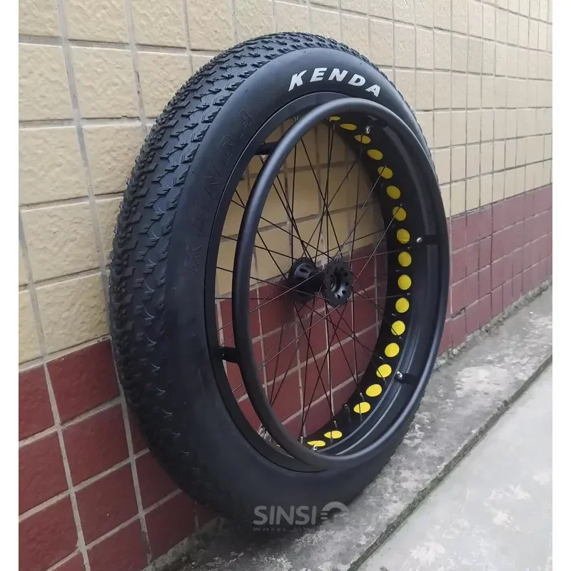 24 Inch Beach Wheelchair Wheel All Terrain Sand Mobility Aid for Disabled Elderly Outdoor Accessible Heavy Duty Large Tire