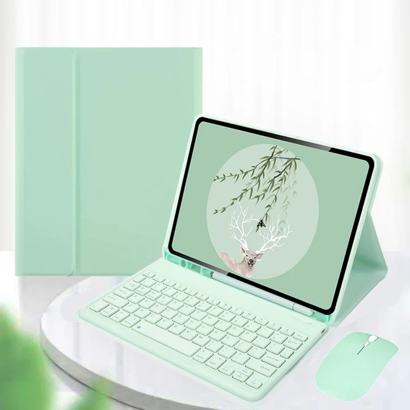 

For iPad Keyboard with Case for iPad 10th 9th 8th 7th 6th 5th Gen 10.9'' 10.2'' 9.7'' Air 5 4 3 2 1 Pro 11 10.5 9.7 Cover Stand