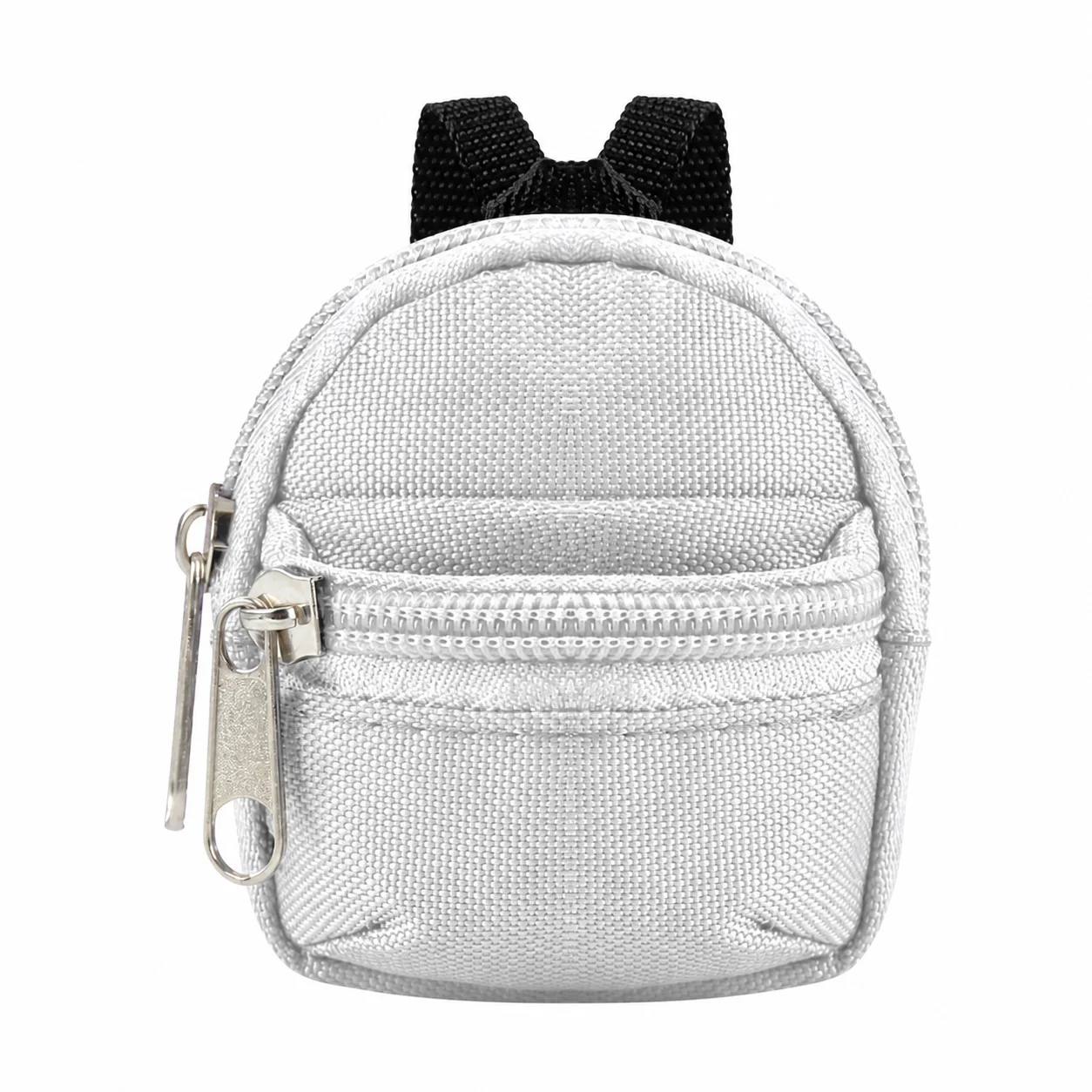 Mini Backpack Coin Purse With Zipper Durable Polyester Fabric For Daily Use