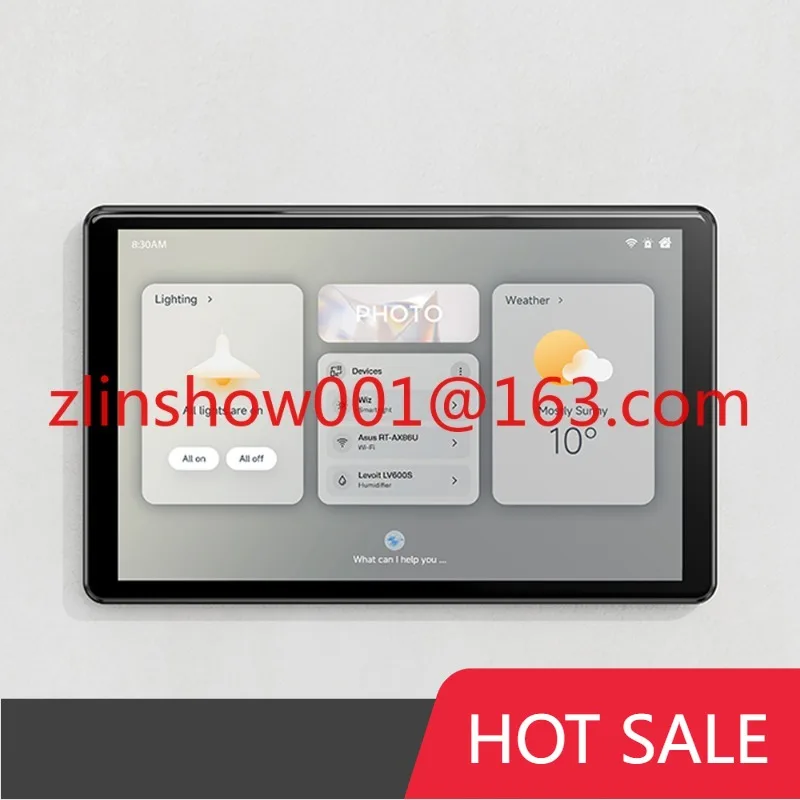 

Планшет 10-дюймовый Android-планшет Poe Power с передним считывателем NFC RS485 RJ45 Wi-Fi Настенный планшетный ПК Android