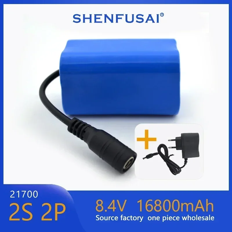 21700 ForT188 T888 2011-5 Remote Control Fish Finder Fish Ear Ship Accessories RC Light Accessories 2S2P 7.4V 8.4V ＞ 18650