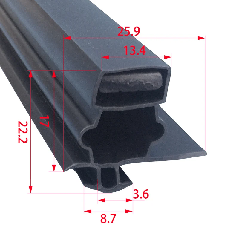 088 Magnetic Fridge Freezer Gasket Rubber Door Seal Strip Universal Replacement Airtight Energy Saving