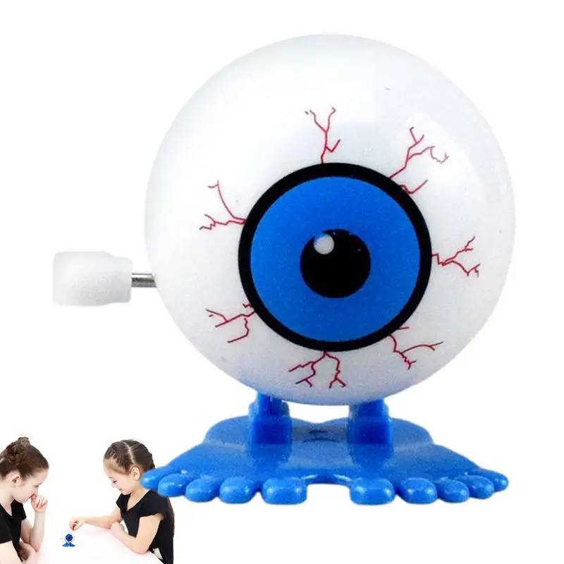 Halloween Wind Up Toys Funny Eyeball Clockwork Horror Props Small Novelty Toys For Halloween Treat Bag Filler Prizes Home