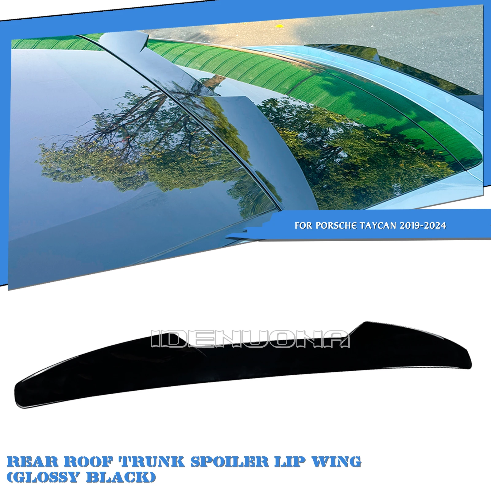 سقف الجناح الجذع الخلفي الشفاه الذيل المفسد لبورشه تاكان 2019 2020 2021 2022 2023 2024 2025 2026