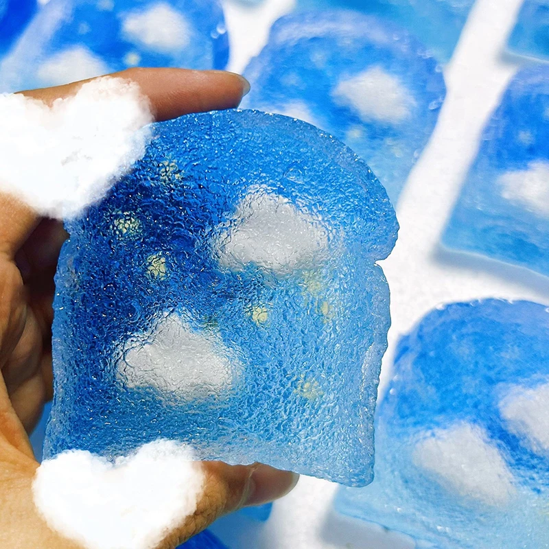 1Pc Leuke Toast Stress Relief Speelgoed Anti-stress Elastische Rebound Speelgoed Zachte Maltose Decompressie Speelgoed Voor Volwassen kinderen Party Gunsten