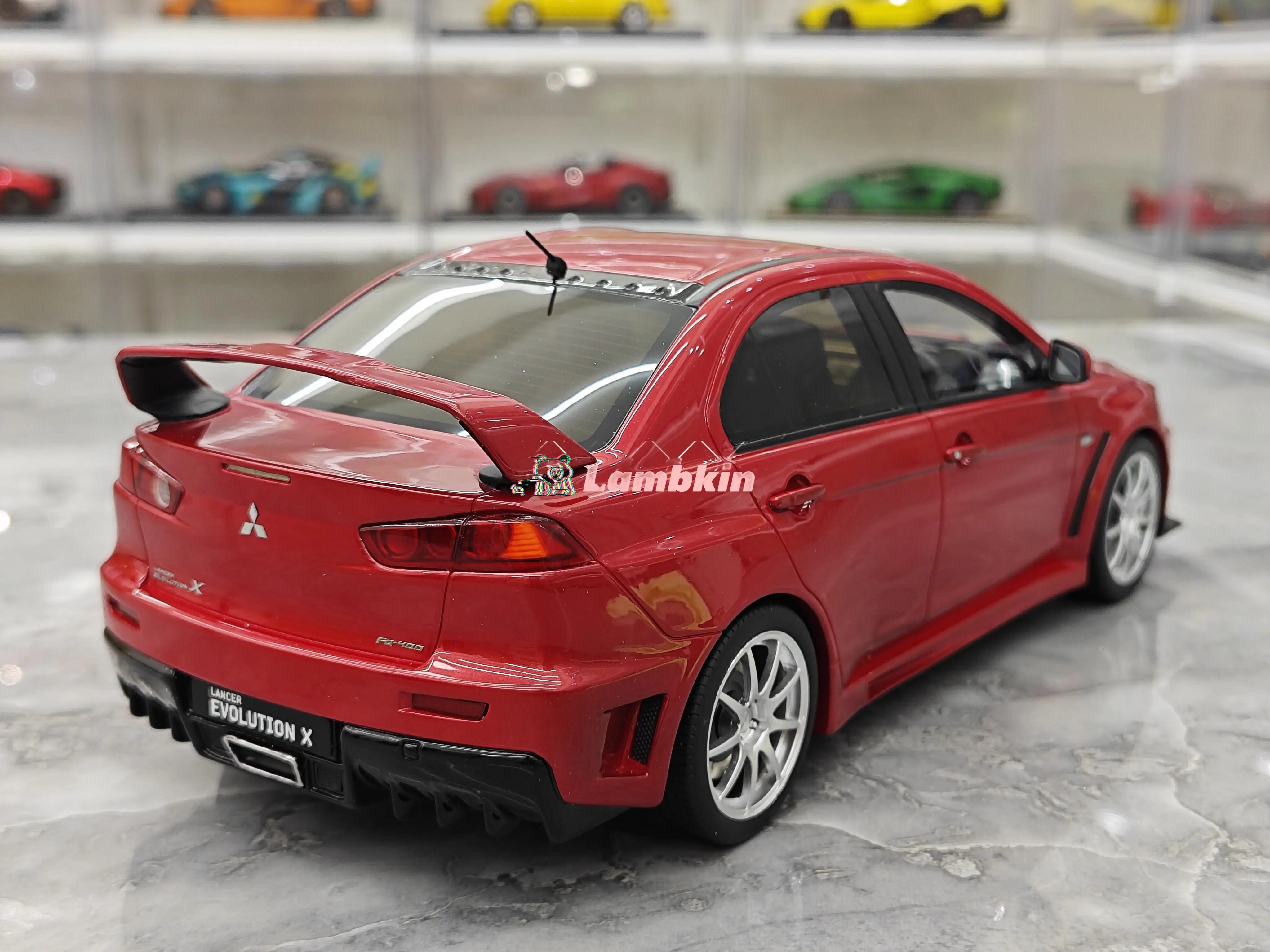 OTTO 1/18 Lancer EVO 10th Generation X FQ 400 Limited Edition Simulated Resin Car Model