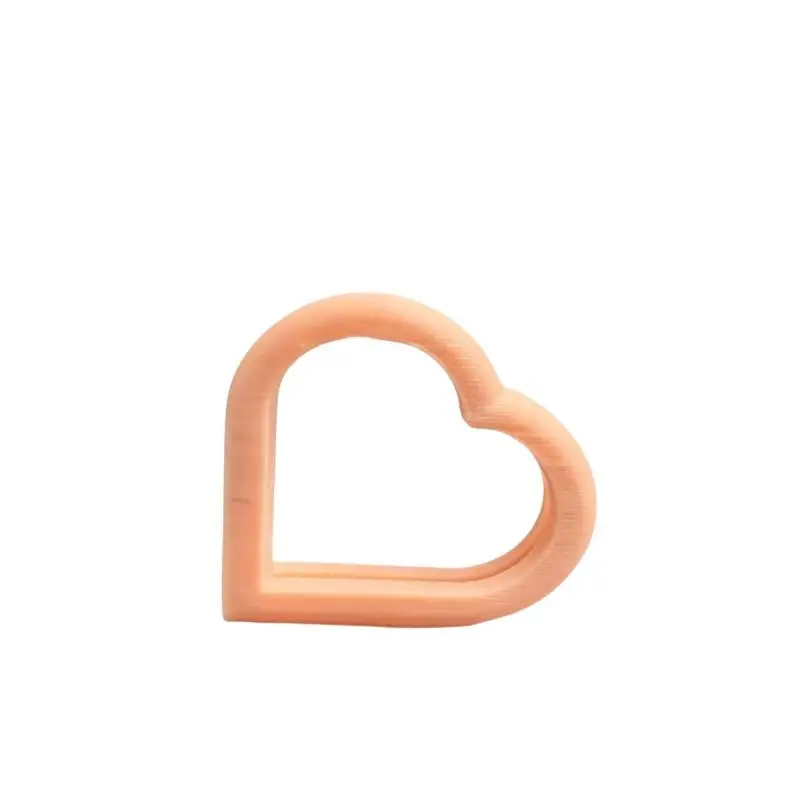Heart Ring Shape Desktop Photo Holder Decorative Frame Stand For Home Bedroom Instant Photo Display