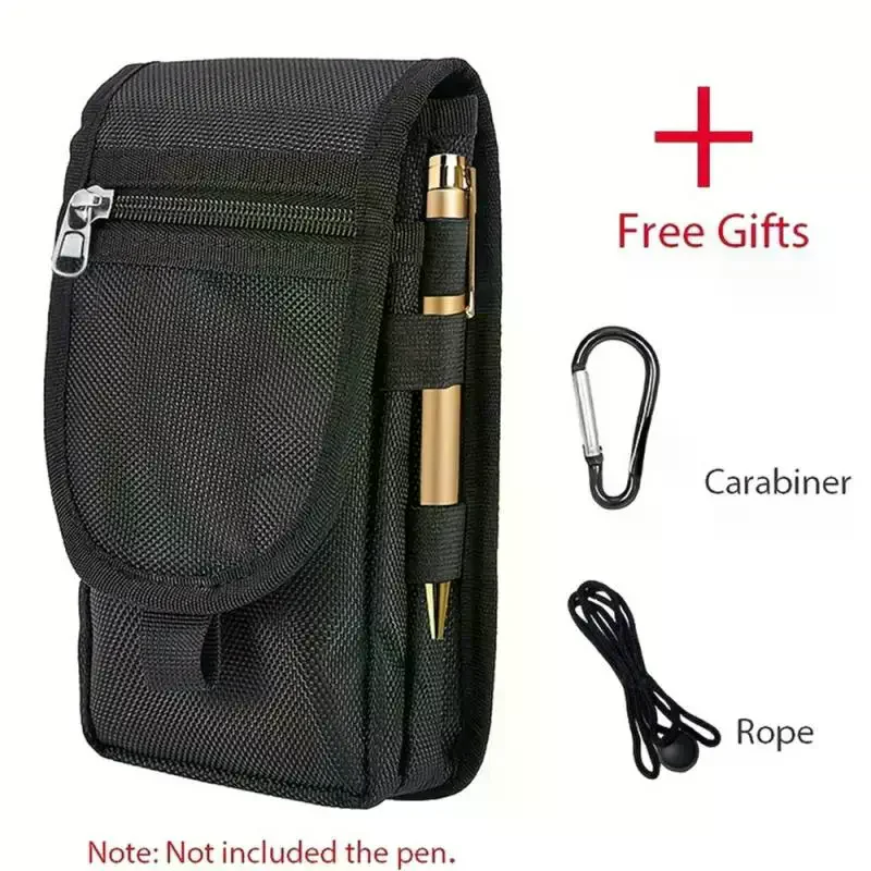 Mobile waist bag, pen insertion bag, flip phone waist bag, hanging bag, mobile phone bag, casual waist bag