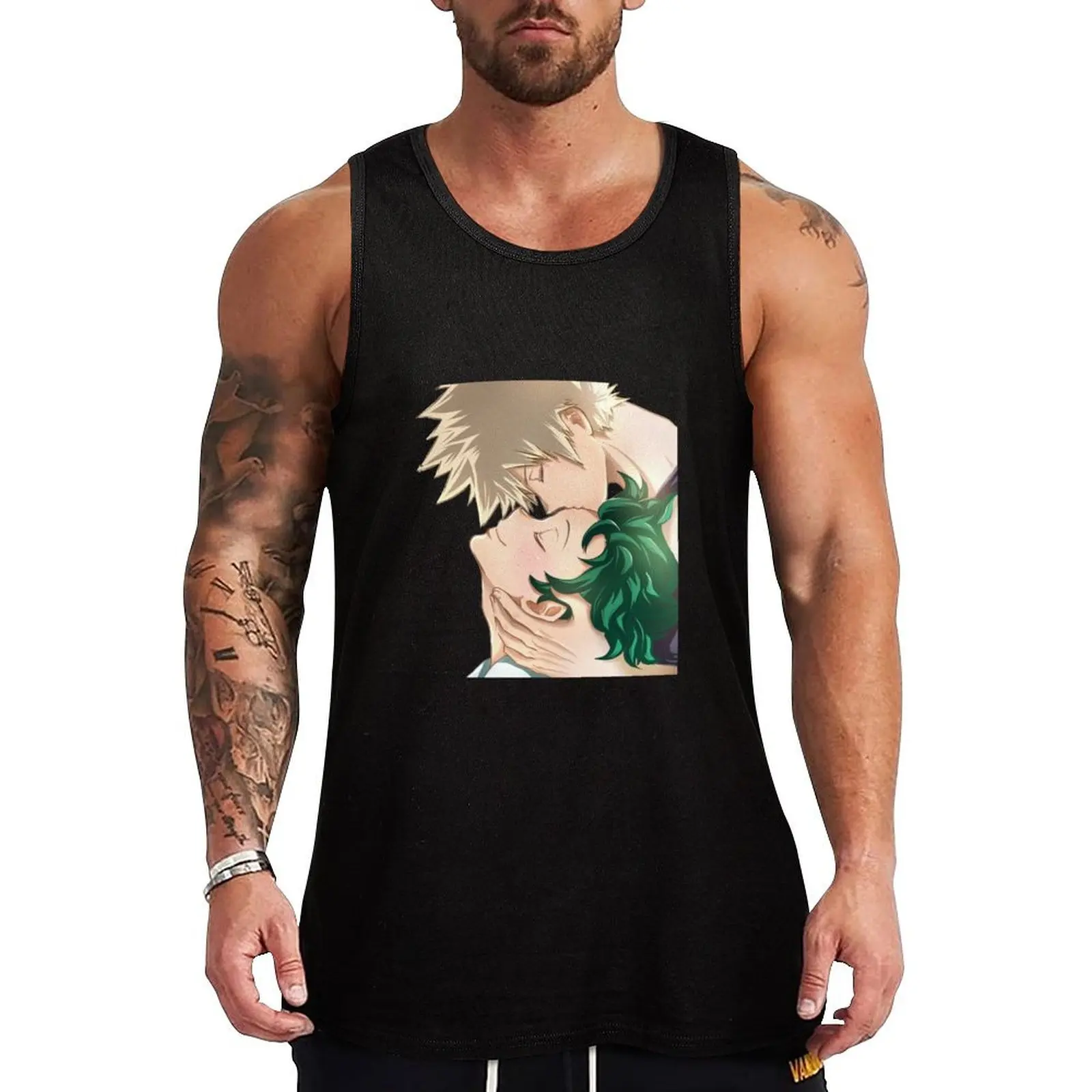 

Bakudeku 2 Tank Top Body man Sports clothing Men's sleeveless t-shirt