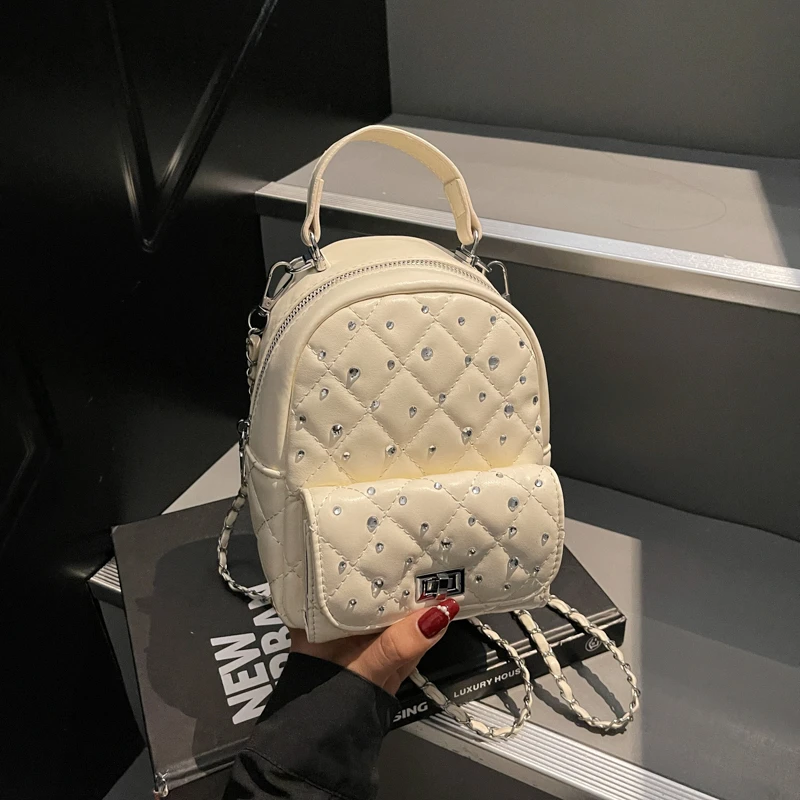 

Fashionable women's PU trendy new shoulder bag backpack handbag school bag mochila рюкзак женский ita bag bags for woman 가방 백팩