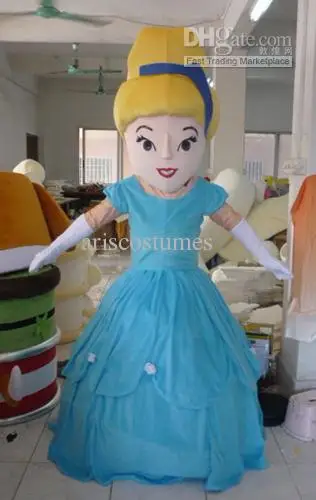 

New Adult Hot Sale Foam Cute Princess Girl Fancy Cartoon Mascot Costume Plush Christmas Fancy Dress Halloween Mascot Costume