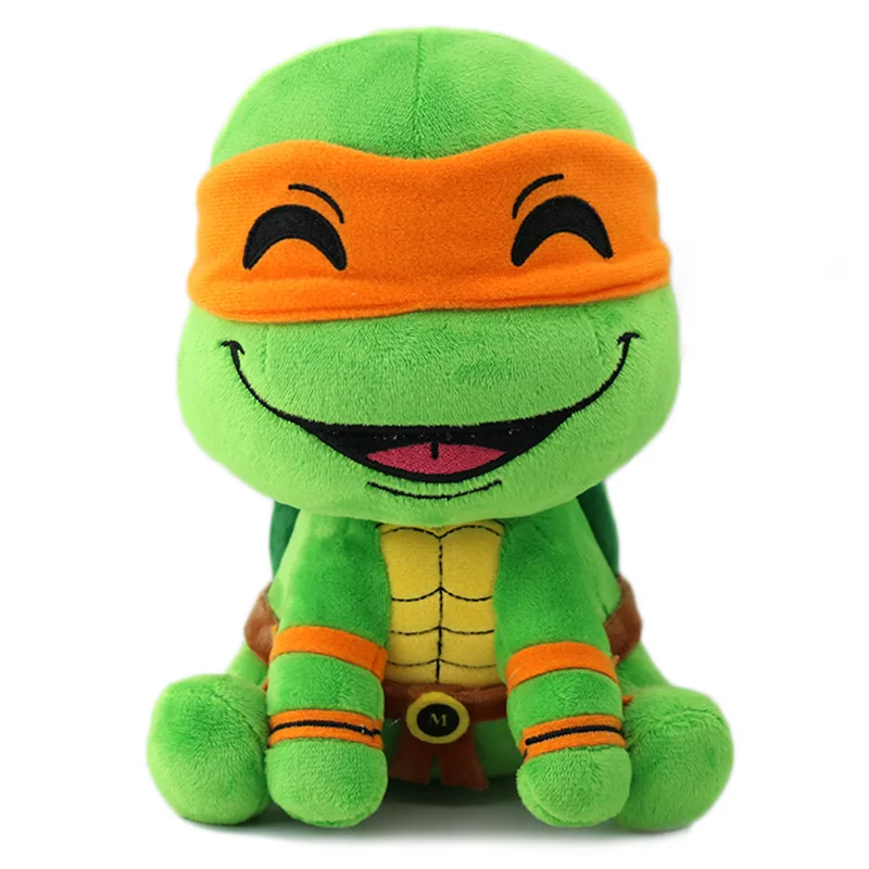 Anime Teenage Mutant Ninja Turtles Plush Doll 20cm Turtle Plush Toy Cute Cartoon Around 8 Inch Dolls To Collect Birthday Gifts