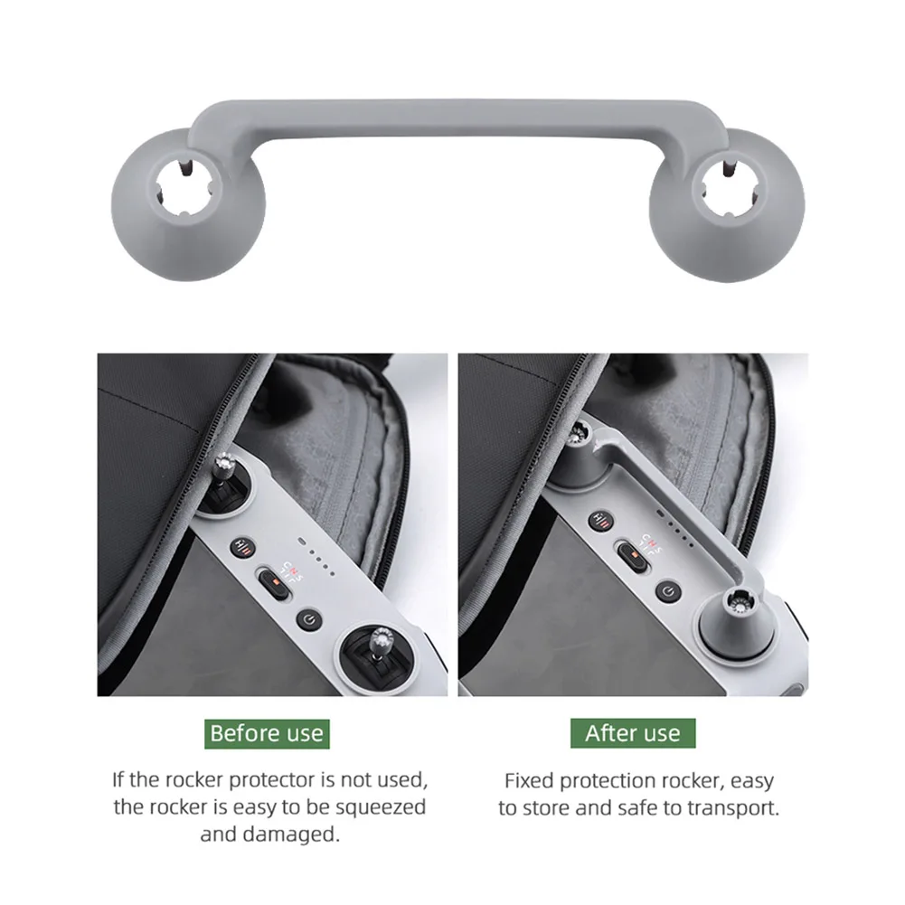 Cho DJI Mini 3 Pro Đính Đá Tấm Bảo Vệ Từ Xa RC Bộ Điều Khiển Joystick Vỏ Bảo Vệ Cố Định Ổn Định Khung Máy Bay Không Người Lái Phụ Kiện