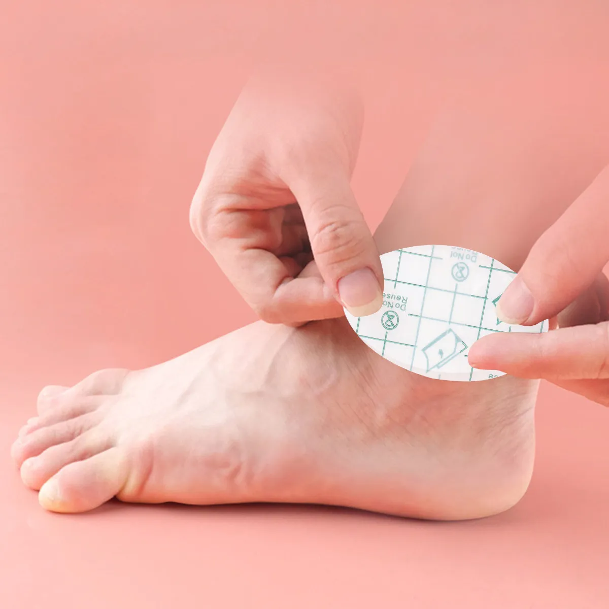 1Set Wear-Resistant Heel Stickers Invisible Breathable Gel Blister Prevention Heel Grips Foot Care Protection Facing