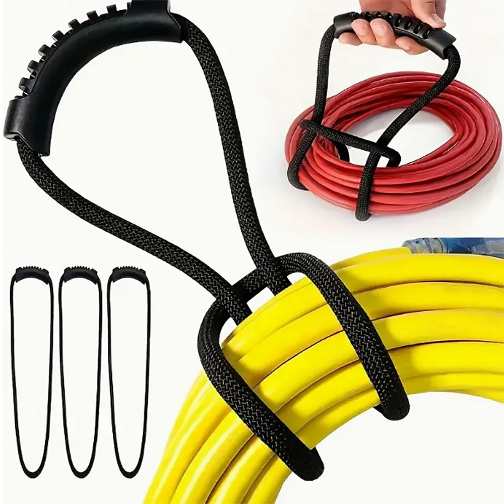 1pc Versatile Storage Strap with Handle- Ideal Organizer for Hoses Cords-Multipurpose Home Garage Boat RV Accessory