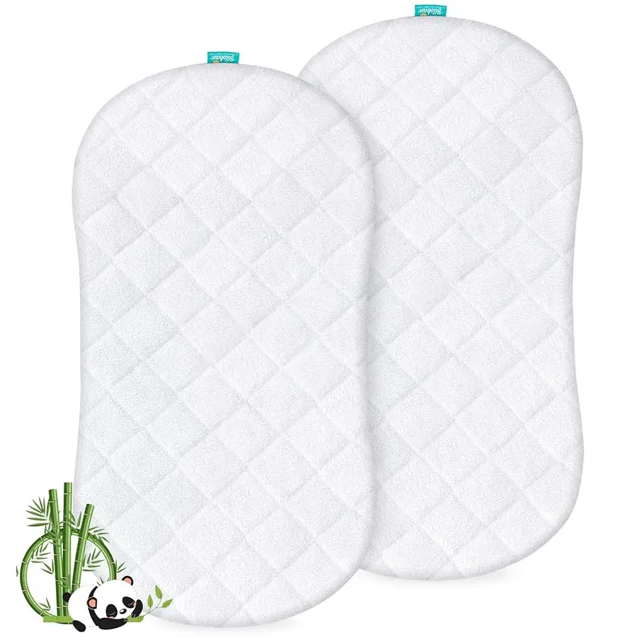 

Bassinet Mattress Protector, Uni ersal Fit for Halo Bassinest Swi el and Hourglass/O al Bassinet Mattress, Ultra Soft Waterproof