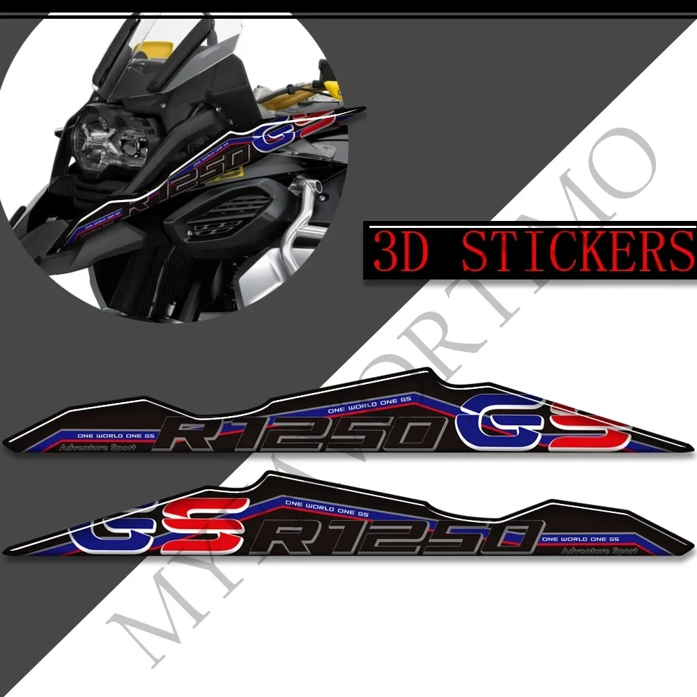 Voor Bmw R1250gs R1250 R 1250 Gs Motorfiets Sticker Kuip Zijpaneel Beschermer Fender Voorkant Neus Snavel Hp Decoratieve Bescherming