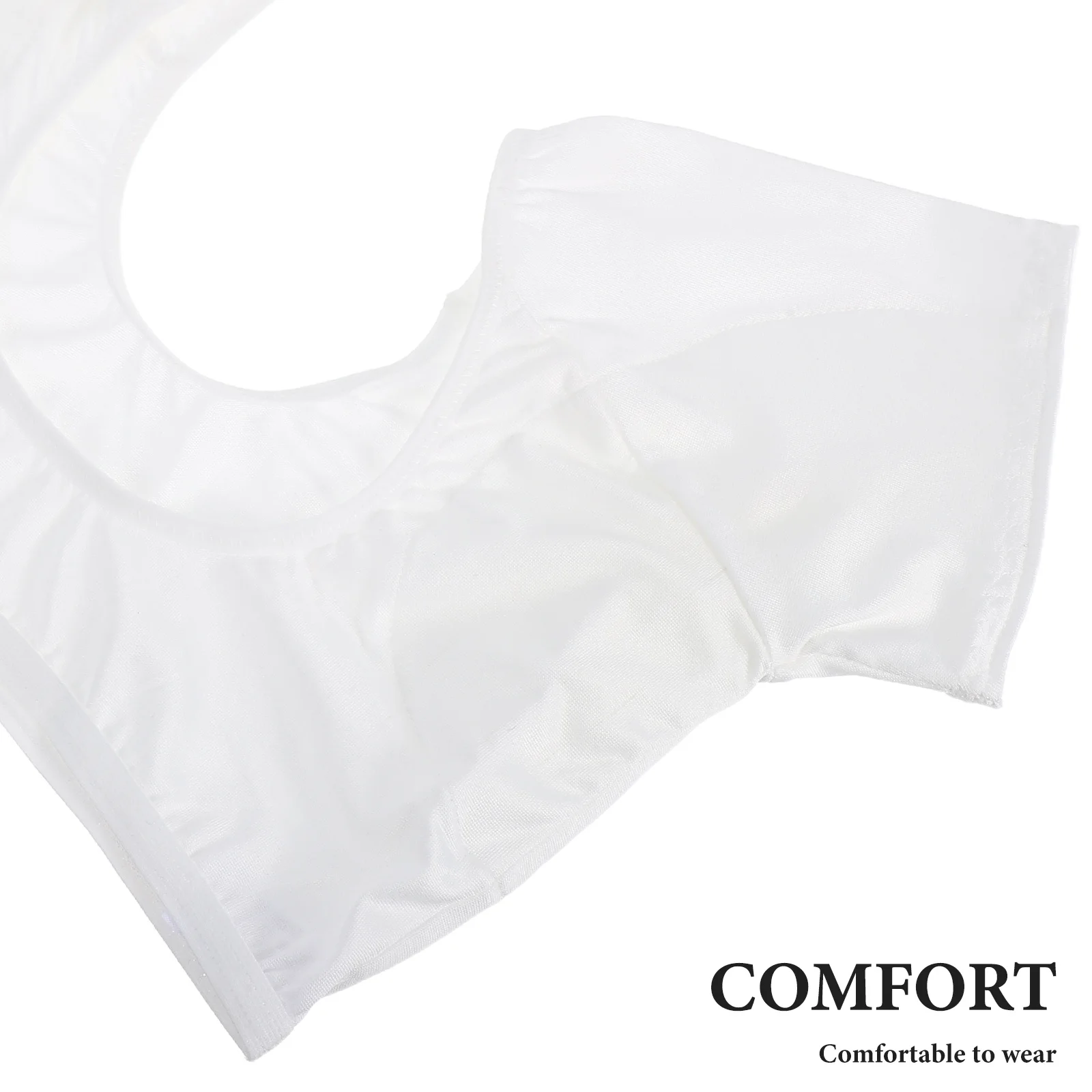 Chaleco para el sudor en las axilas, transpirable, seda de leche, secado rápido, antilavable, reutilizable, protección del vestido, 2 uds.