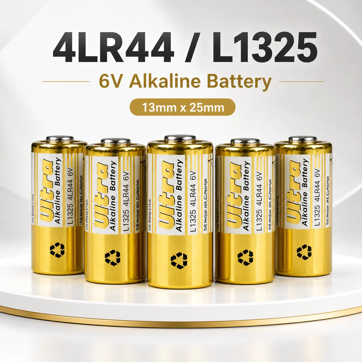 6V 4LR44 Alkaline Button Cell Battery L1325 544 4AG13 4A76 Primary Dry Battery for Remote Control Watch Toy