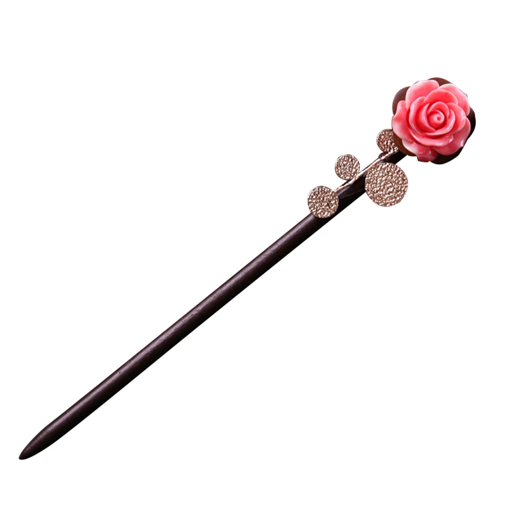 

Retro Chinese Hairpin Elegant Wooden Accessories for Women Wedding Use Traditional Hair Chopstick Beautiful