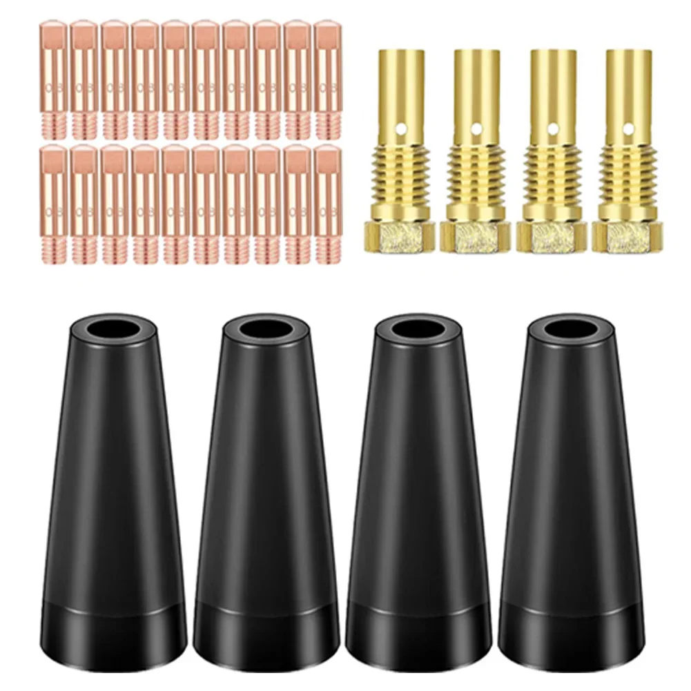 

Применение для сварки Наконечники безгазовых сопел Аксессуары для сварочной горелки Полный комплект аксессуаров для сварочной горелки 0,030 дюйма 0,8 мм