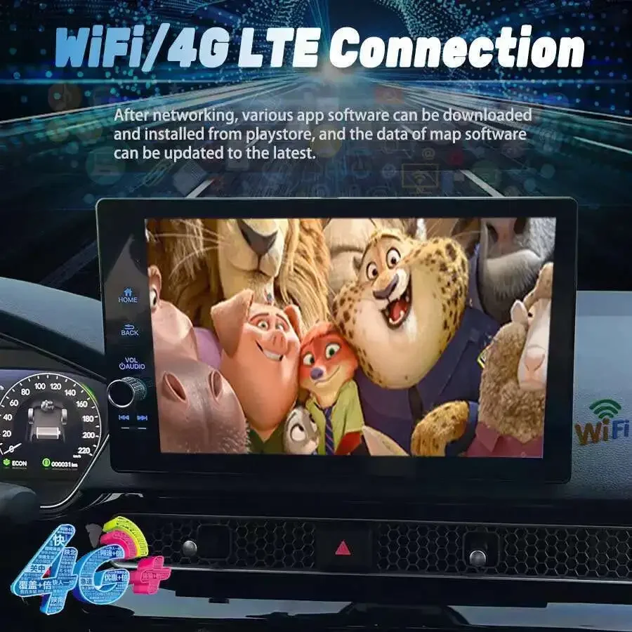 혼다 CRV Cr-v 브리즈 시빅 2020-2023용 멀티미디어 플레이어 안드로이드 무선 카플레이 블루투스 GPS 스테레오 헤드유닛 11.5인치 DSP