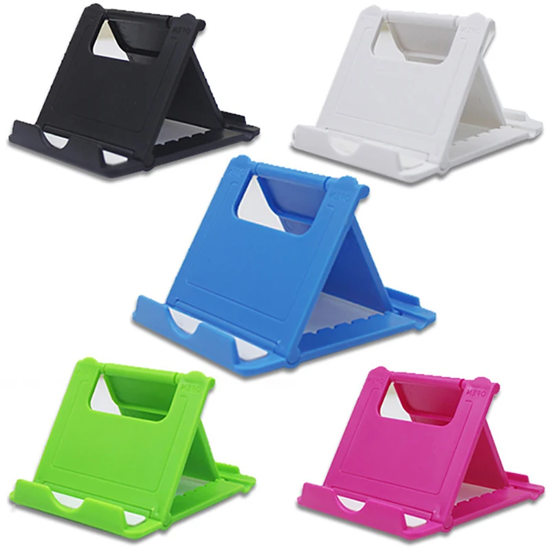 

Мини-креативная подставка для телефона, портативный универсальный складной пластиковый держатель для телефона, поддержка планшетного компьютера для iPad, IPhone, Samsung, Xiaomi