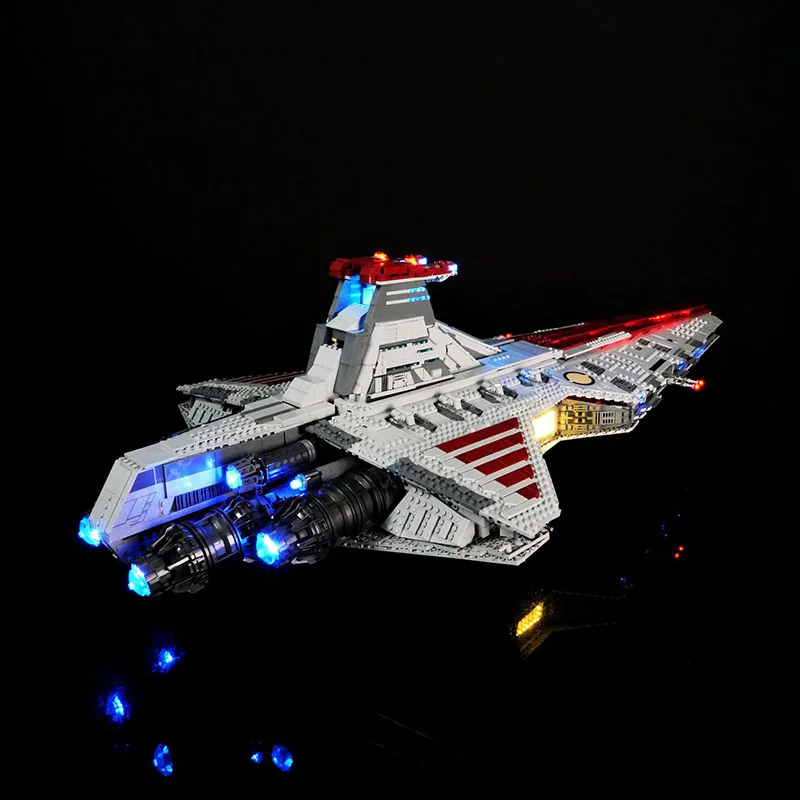 Kit de luz LED para LEGO 75367 Venator Class Republic Attack Cruiser Presente de Natal (não inclui modelo de conjuntos de tijolos de bloco de construção)