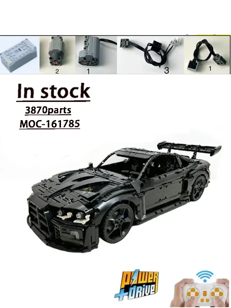 New M4 GT3 RC Car Assembly Splicing Building Blocks Model SupercarRacing Car MOC Creative Kids Birthday Building Blocks Toy Gift