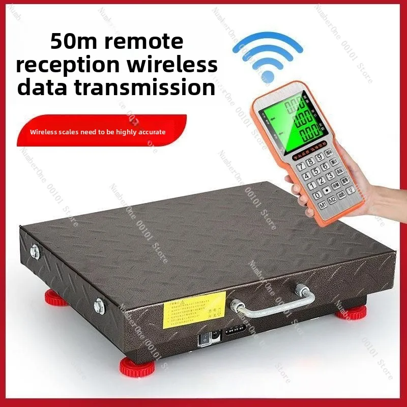 Wireless Scale 200kg Electronic Scale Platform Scale 300kg Portable Detachable Platform 600kg Commercial