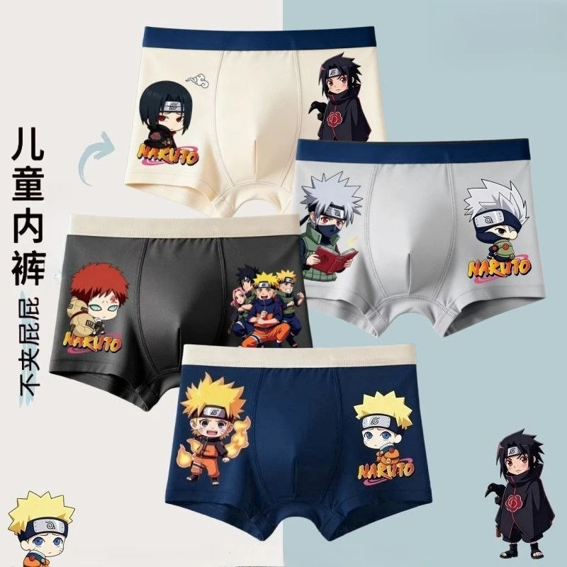 Naruto Uzumaki Naruto Uchiha Sasuke Boxershorts, kreativ, cool bedruckt, kreative Baumwolle, schweißabsorbierend, atmungsaktiv, Boxershorts – Detail 3