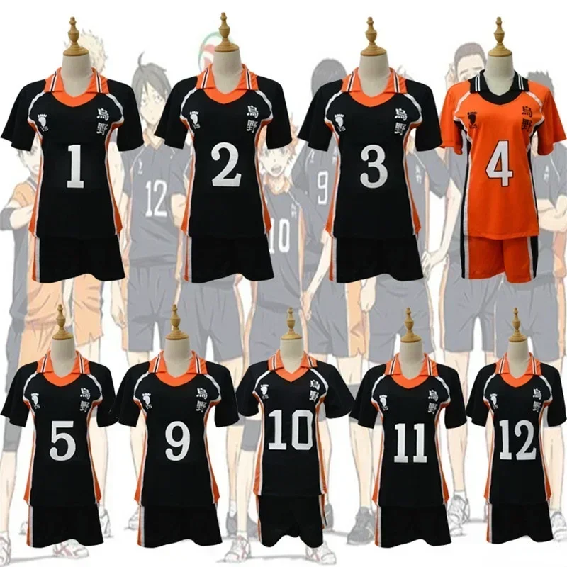 

New 9 Styles Haikyuu Cosplay Costume Karasuno High School Volleyball Club Hinata Shyouyou Sportswear Jerseys Uniform