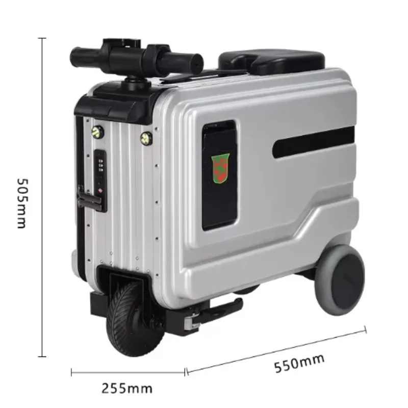 حقيبة سفر مبتكرة جديدة ذات سعة كبيرة وبطارية كهربائية وحقيبة عربة طويلة العمر