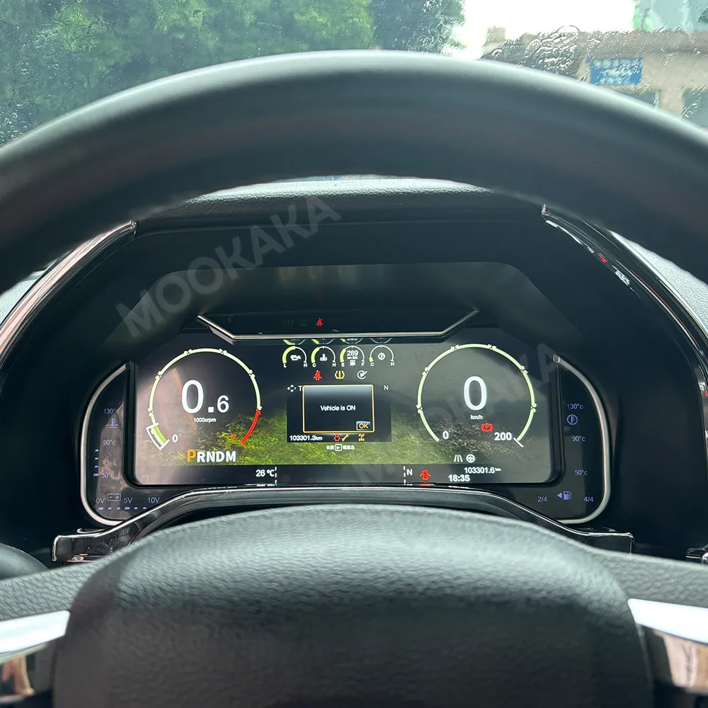 For Ford F150 2015-2020 Car LCD Dashboard Digital Cluster Virtual Cockpit Instrument Speedometer Multifunctional