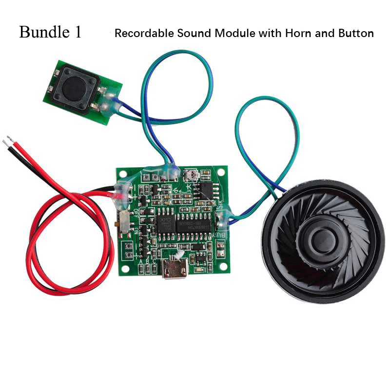 Recordable Sound Module Button Control 8M MP3 WAV Music Voice Player Programmable Board with Speaker for Mother's Day DIY Music