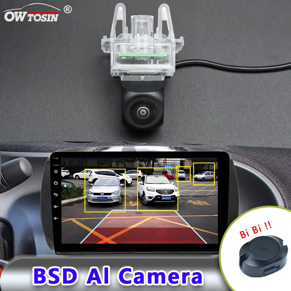 

1920x1080P AHD AI Car Vehicle view Camera For Mercedes Benz E class W212 2009~2016 GLK 250 BSD Blind Spot Radar Alarm Monitor