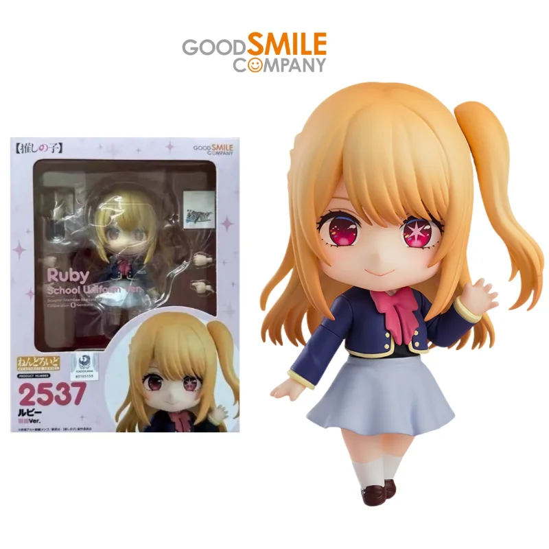 

В наличии оригинальная серия GSC Nendoroid 2537 OSHI NO KO Hoshino Rubii школьная форма Ver аниме фигурка модель