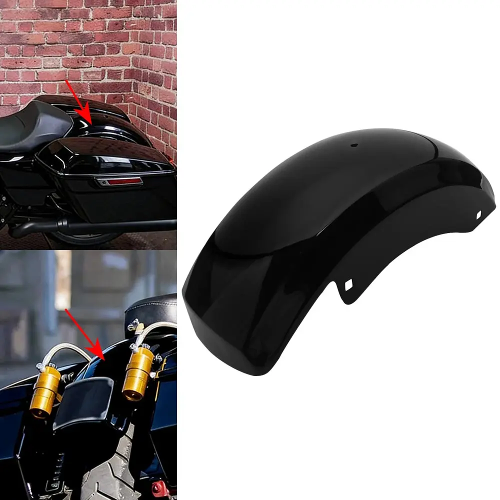 

Заднее крыло мотоцикла с укороченными боковыми кофрами и брызговиком для Harley Touring Electra Glide FLHTK Road King Glide FLHR FLTRK 2014-2025