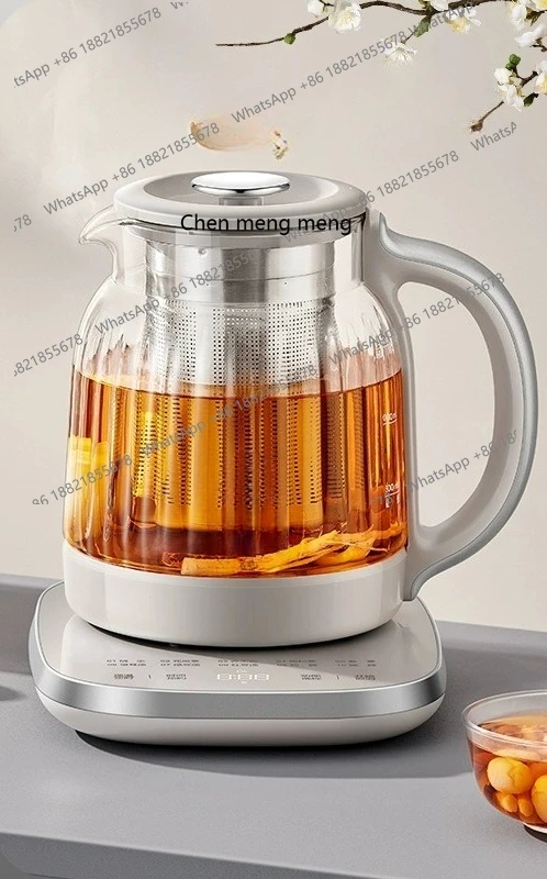 

Health pot Pure titanium 15YQ61 multifunctional 0 coating 316 stainless steel office glass teapot