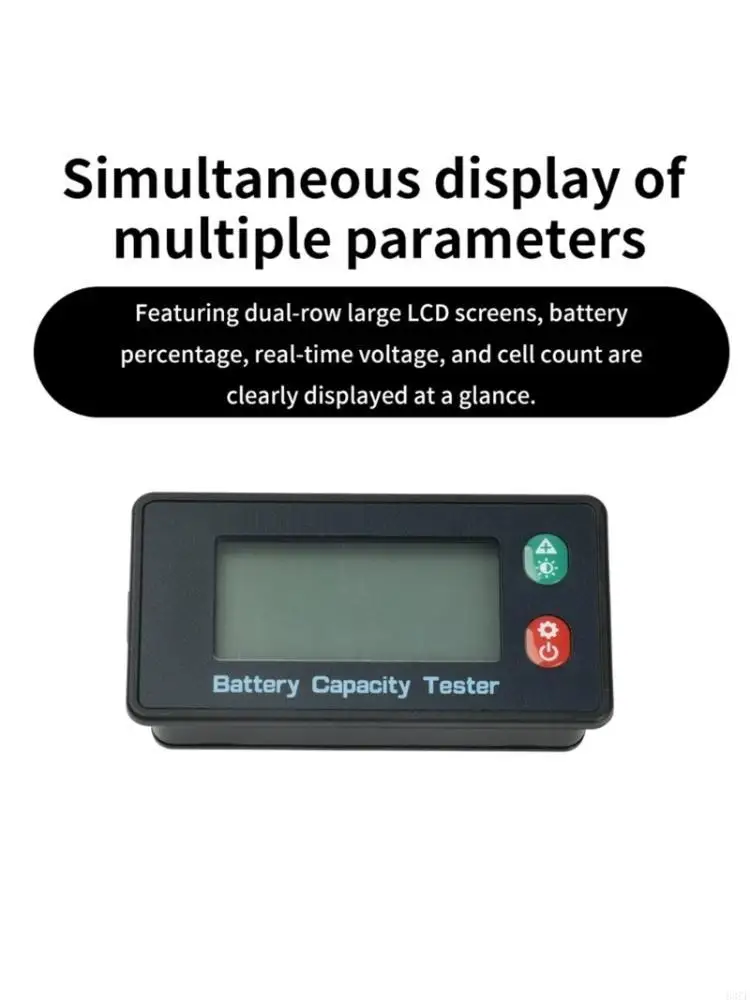 Intelligent Digital Battery 8-120V High Precise Display 83CF