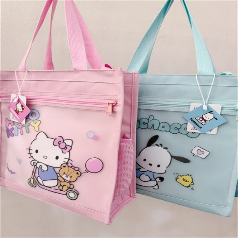 Sanrio Nieuwe Happei Hond Student Schooltas Cartoon Schattige Kinderen Grote Capaciteit Lichtgewicht Melodie Enkele Schoudertas