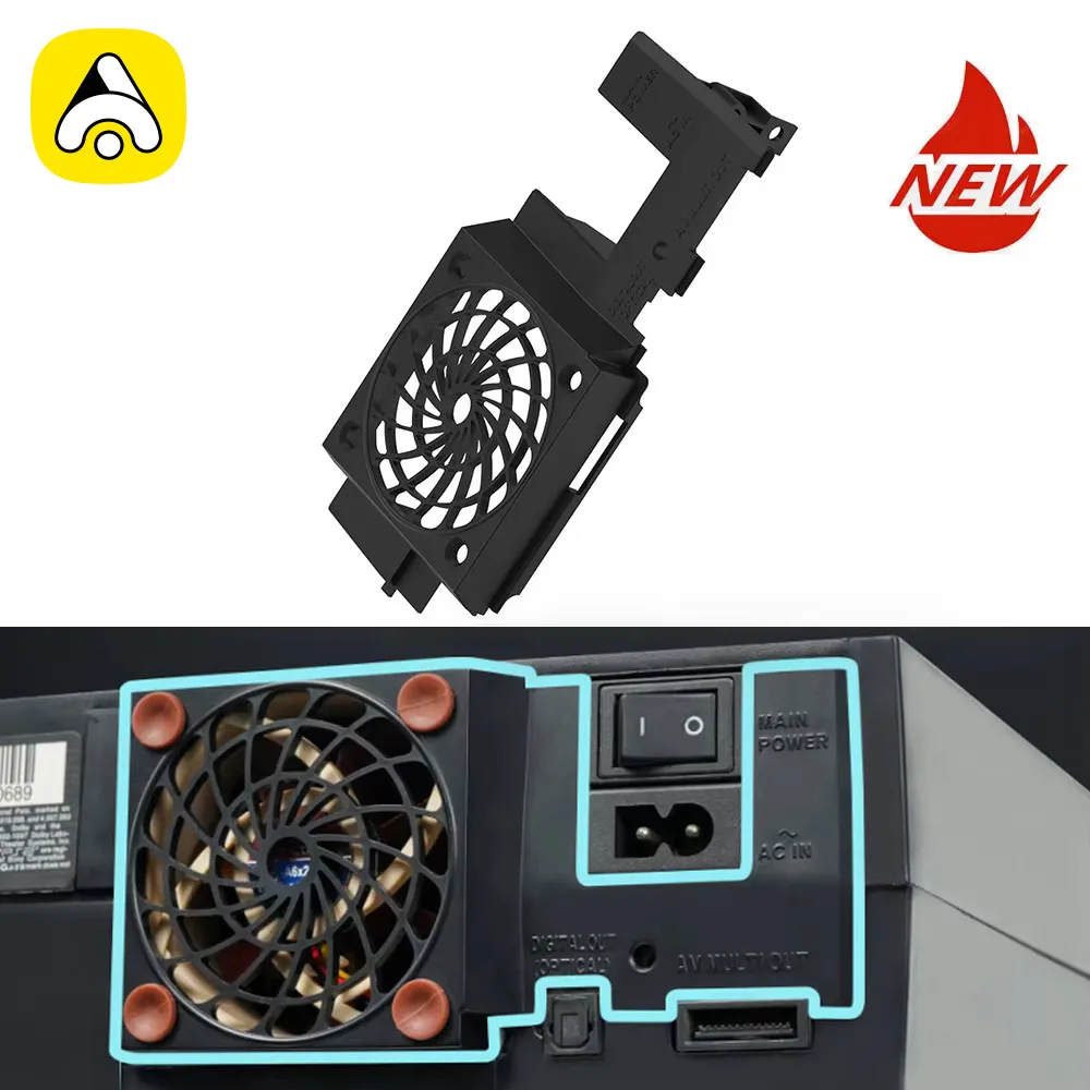 5V Silent Cooling Fan Bracket For PS2 Fat Noctua NF-A6*25 5V Fan Kit For PS2(SCPH-3XXXX&SCPH-5XXXX)
