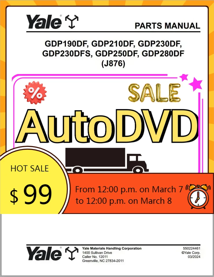 

Каталог запчастей для вилочных погрузчиков AutoDVD Yale PDF-коллекция 2024 г.