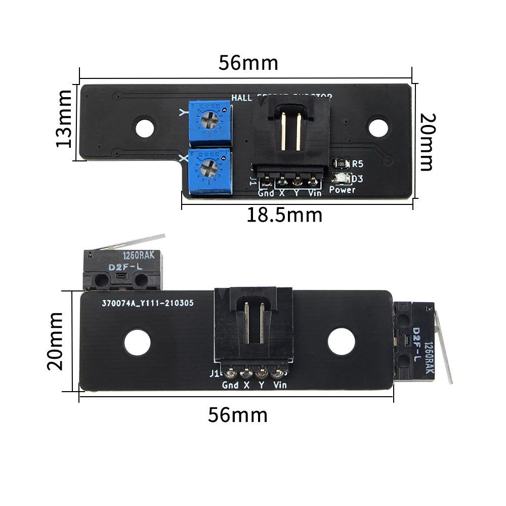 Toaiot Voron 2.4 Endstop For X/Y Axis Voron 3D Printer original design Hall Effect Endstop Sensor Limited Switch Printer 3D