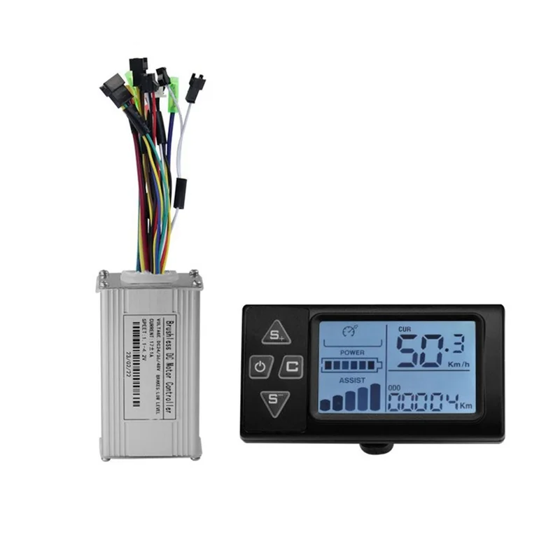 

S861 Color LCD Kit 24V 36V 48V 17A 250W 350W Brushless Motor Drive Controller For Electric Mountain Bike Scooter Repair-AT20
