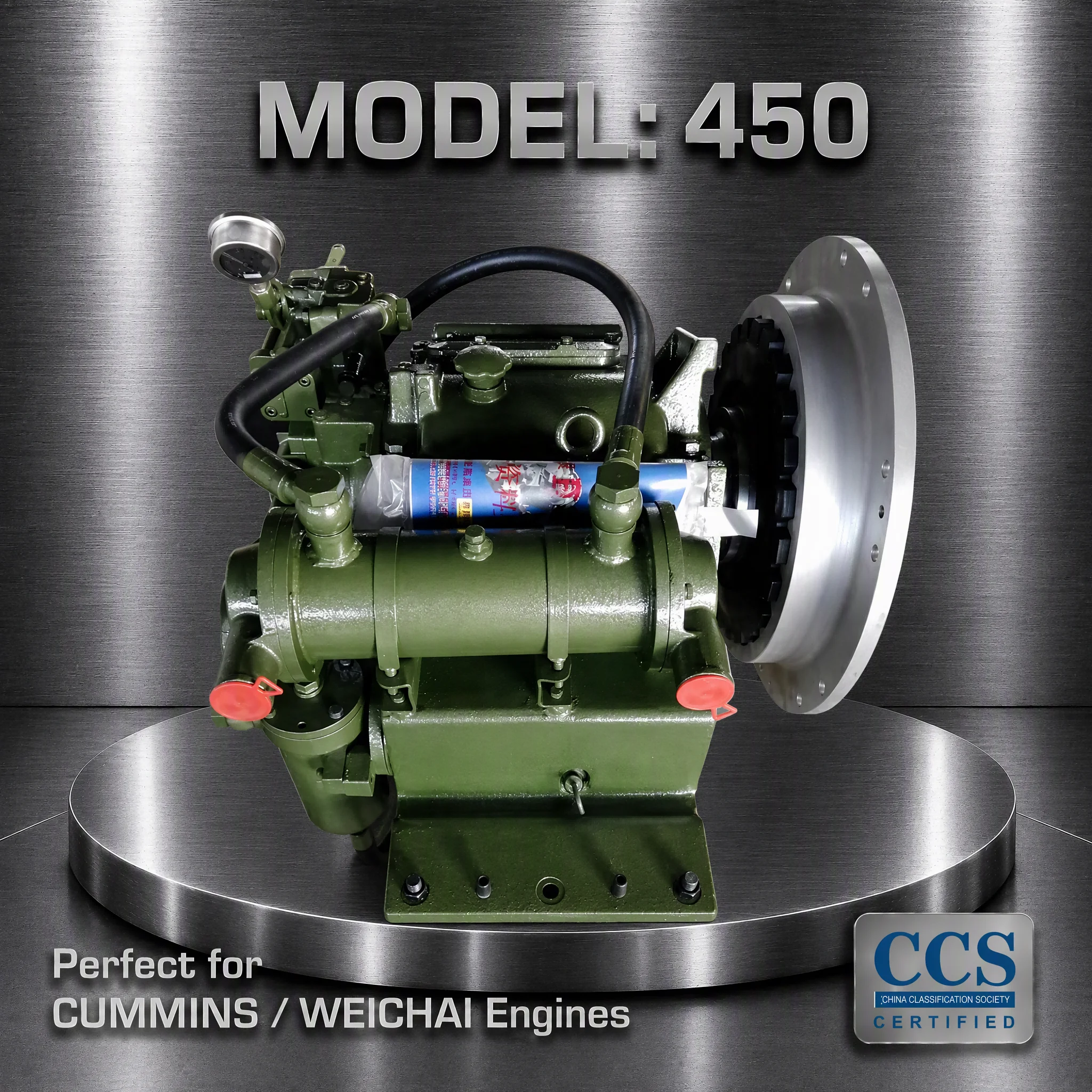 FADA  450 Marine Gearbox Heavy Duty Boat Transmission System For Ship Propulsion & Engines