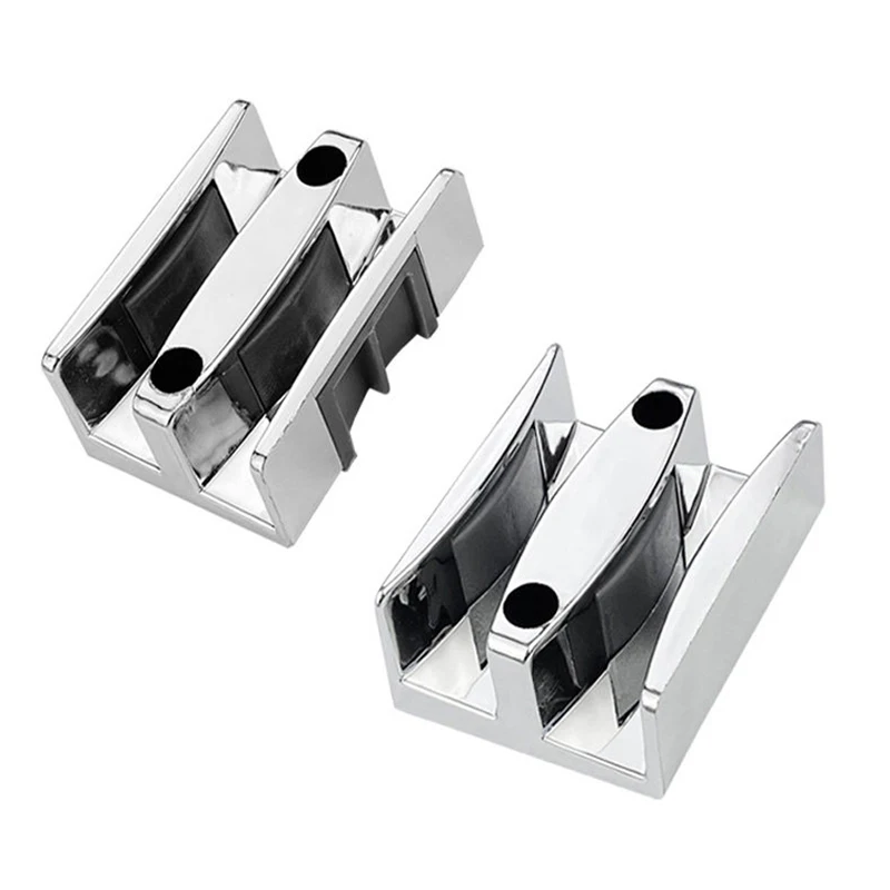 1PCS/3PCS Shower Room Glass Sliding Door Fixed Limiter Dual Track Bathroom Sliding Door Stopper Lower Slide Hardware Accessories
