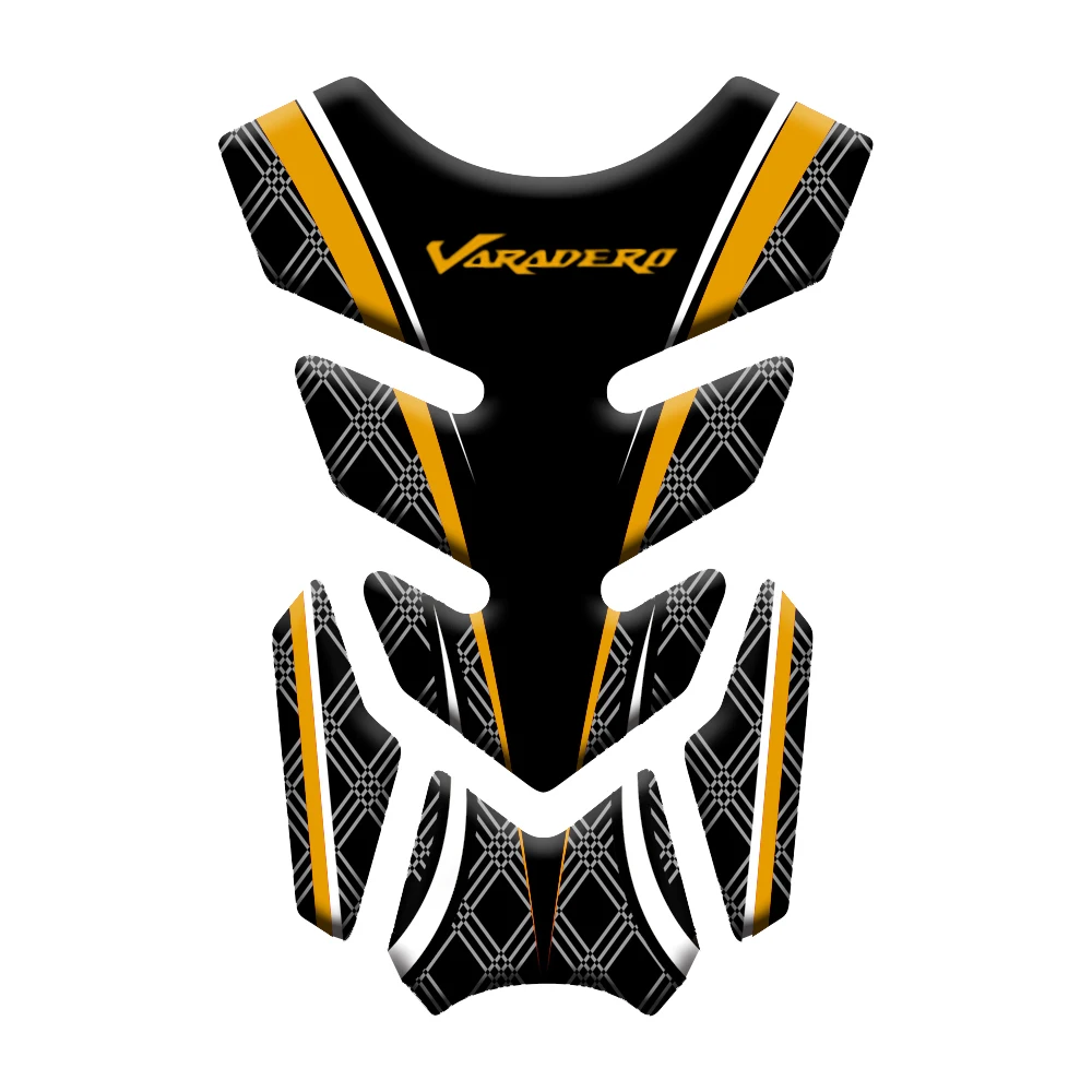 Autocollant de protection pour réservoir de moto en résine 3D, pour Honda Varadero XL 125 250 1000